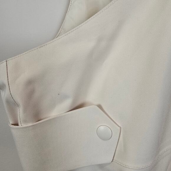 Halfdays Carson Bib Size L Snow Ski Pants Oat Milk Snowboard - Picture 8 of 12